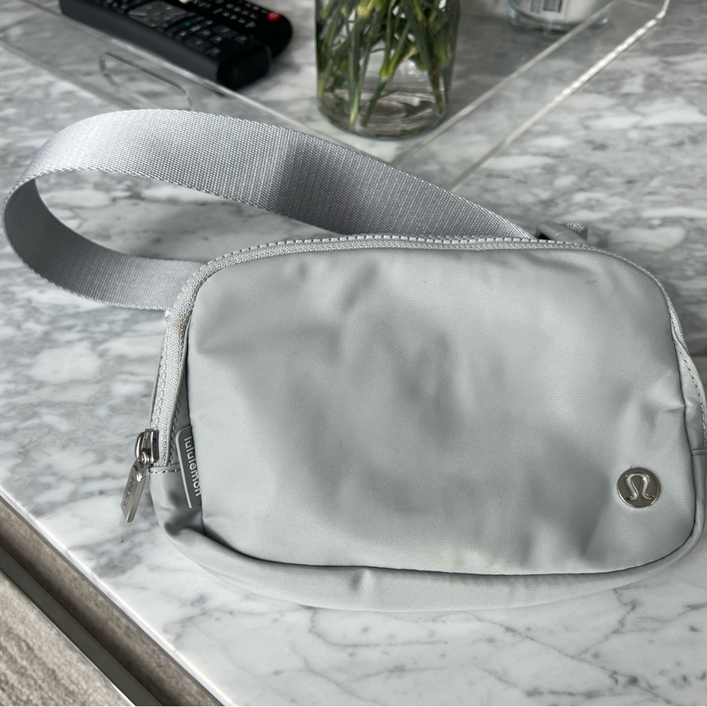Silver/Grey Lululemon Crossbody Belt Bag